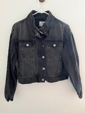 Ciso Black Washed Denim Jacket